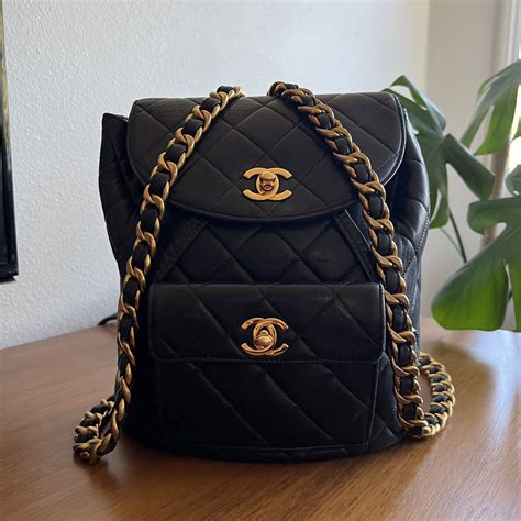 chanel vintage bucket|vintage chanel backpack price.